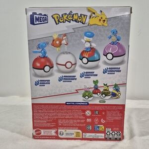 Pokémon MEGA Building Toys Set Water-Type Trainer Team - Building Block Toys